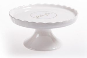 8″D Ceramic Scallop Rim Cake Stand – White<br>ARL-CH1407254-WX<span class='add_link close' onclick='add_link(this)' data-dismiss='modal'><span class='sku'>ARL-CH1407254-WX</span>Click to Add</span>